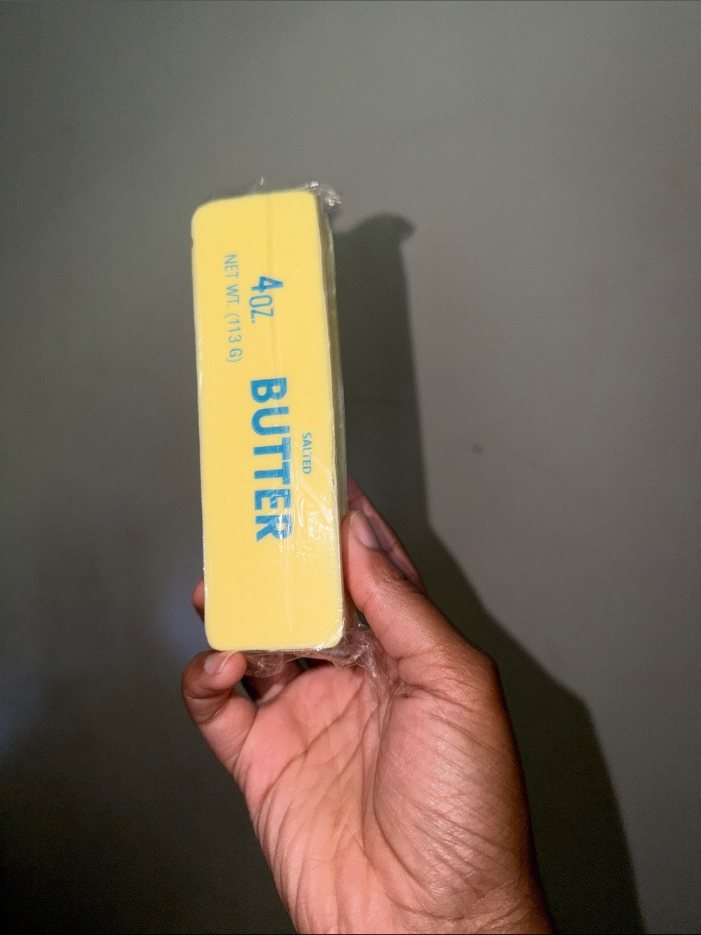 4oz Salted butter squishy learning toy